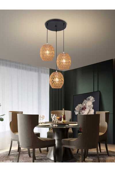 best power Classic Handmade Chandelier Lamp 7191-3 with E27 Base – Vintage Hanging Lamp– Bulbs Not Included