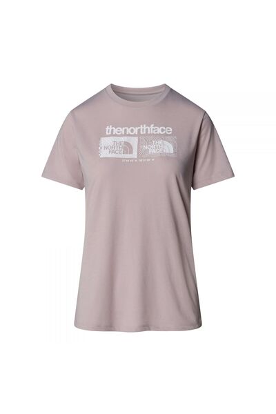 THE NORTH FACE W Foundation Tee Graphic 1 Women's T-Shirt Blue