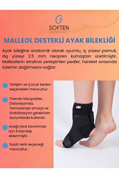 SOFTEN ORTHOPEDICS MALLEOL DESTEKLİ AYAK BİLEKLİĞİ - STANDART