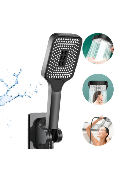 Juls Cap Dus Presurizat 5 Functii cu Buton On Off, para dus