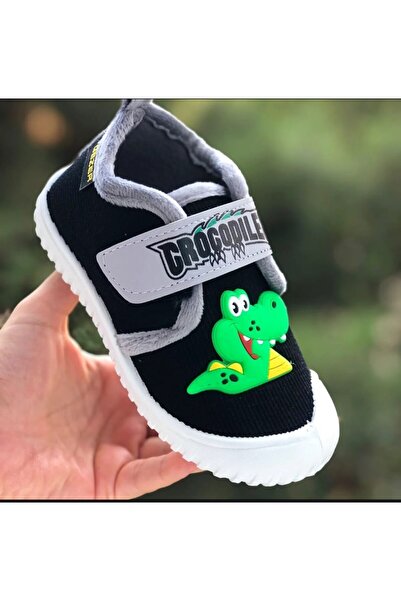 Pandalina ORTOPEDİK Çocuk Panduf Kreş Ev Okul Ayakkabısı Yumuşak Kaydırmaz Taban Cırtcırtlı Kreş Ayakkabısı