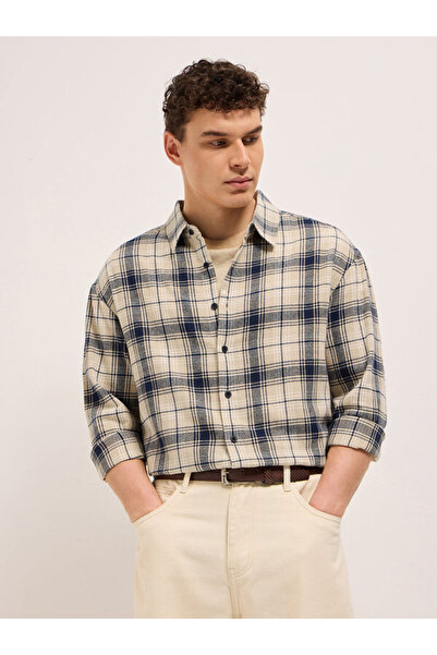 The Bear House Men's Regular Fit Cotton Shirt Long Sleeves Casual & Formal So...