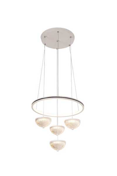 best power Modern Acrylic LED 50W Chandelier 1968 – 3 Lighting Levels, 40cm Diameter, 80cm Adjustable Length