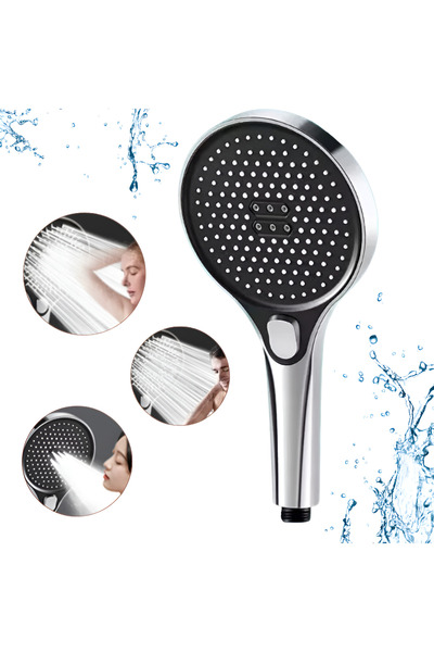 Juls Pressurized Shower Head Para 3 Functions Large Diameter 13cm
