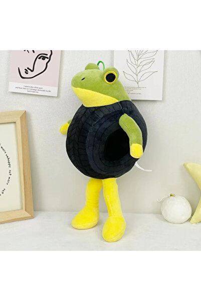 ABYZ Plush Toy Bao Bao Frogo Ambalabu Brain Rot Size 36cm, Color Yellow/Black