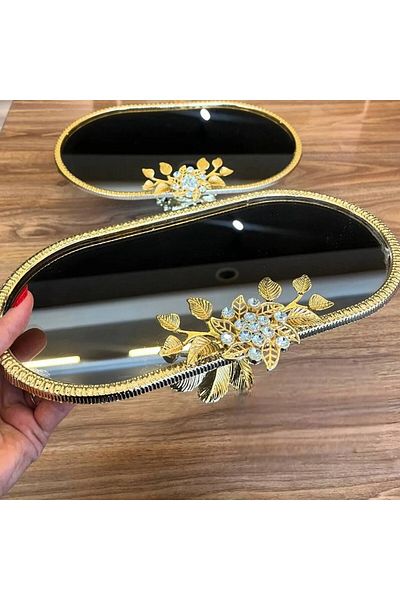 Eslim 9 Pieces Glass Metal Presentation