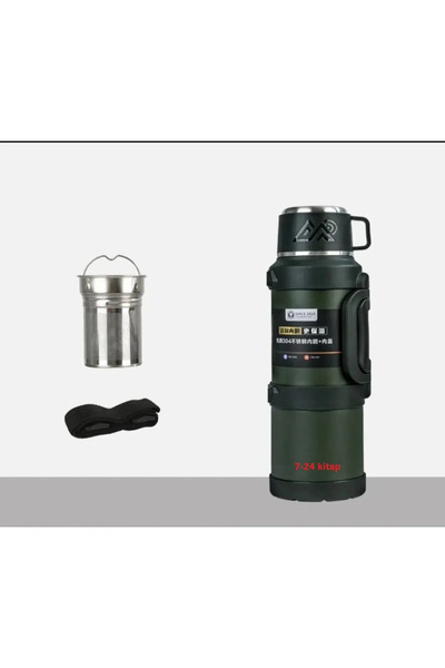 BAUHERR Safe Paslanmaz Çelik 3,2 Termos 48 Saat Sıcak Soğuk Tutma