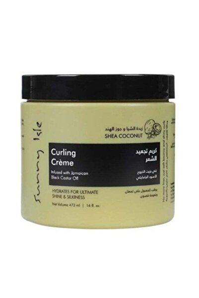 Sunny Isle كريم للشعر المجعد بزبدة الشيا وزيت جوز الهند - 473 مل