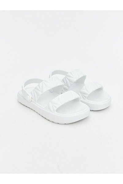 LC Waikiki Lcw Steps White Double Strap Women's Sandals