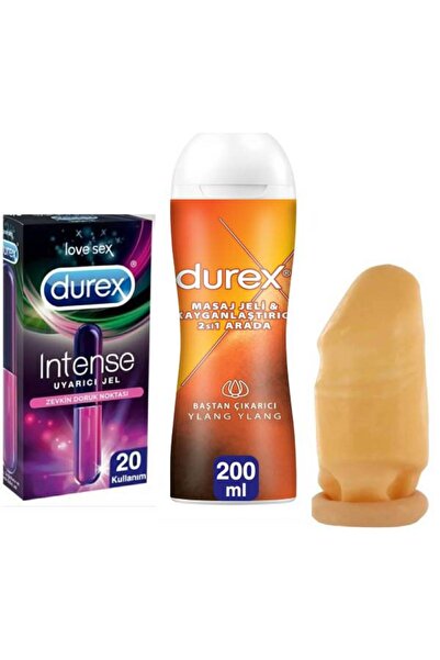 Durex Ylang Ylang Masaj Jeli Kayganlaştırıcılı 2'si 1 arda&Uyarıcı Jel+Sınırs...
