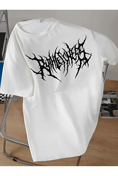 Marco Fresco Unisex dnevna udobna tetovaža Štampano Mladi Oversize kroj T-shirt
