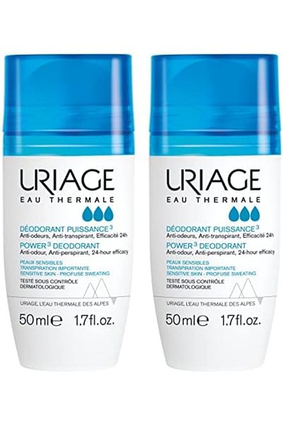 Uriage Power 3 Deodorant - 2 x 50ml