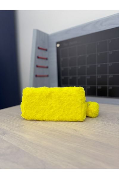 Çanta Trend Plush Pen Holder with Cat Pattern