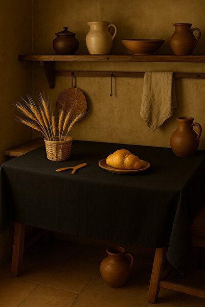 Mirilliahome Raw Linen Tablecloth – Table Cloth