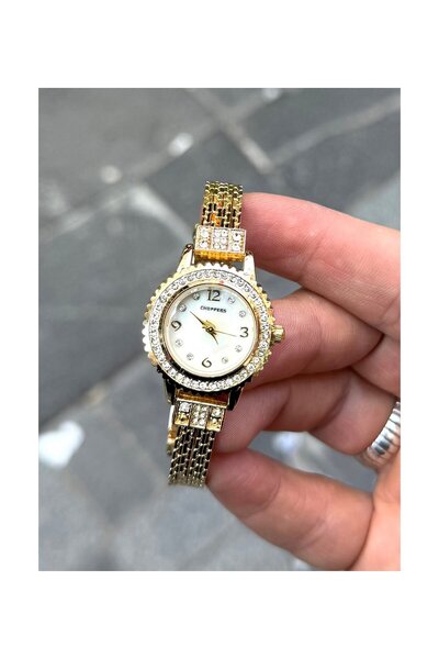 Choppers Metal Stone Cord Women's Watch