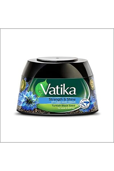 Vatika Hair Styling Cream with Turkish Black Seed Oil, 140 ml