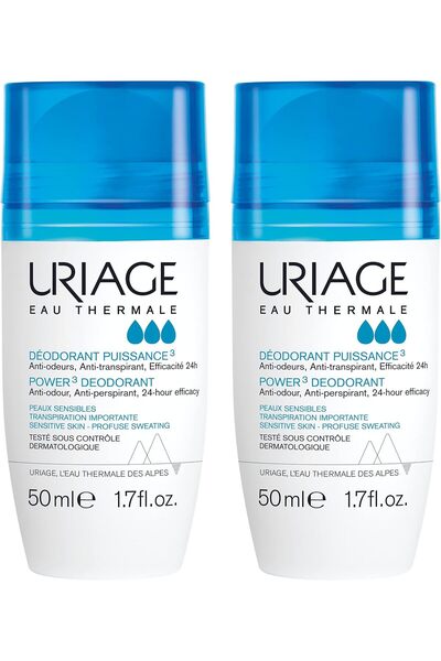 Uriage Power 3 Deodorant - 2 x 50ml