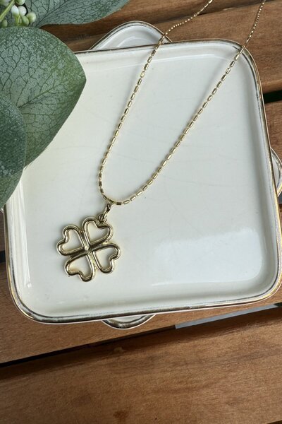 My Joyas Design Special Series Hollow Clover Necklace 44cm