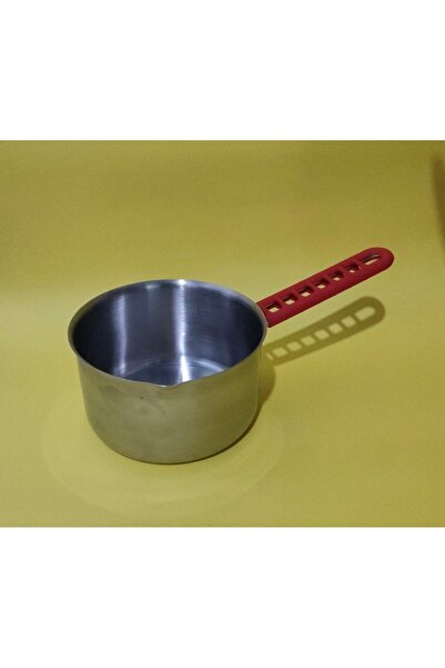 abnturk Isınmayan Çıkarılabilir Silikon Saplı Sos Mama Isıtma Tavası Çelik Ka...