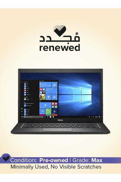 Dell Renewed - Latitude 7480 Laptop With 14-Inch Display,Intel Core i7 Processor/6th Gen/16GB RAM/256GB S