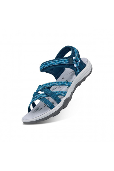 OEM Women's casual hiking and outdoor sandals, gray-blue, size 37