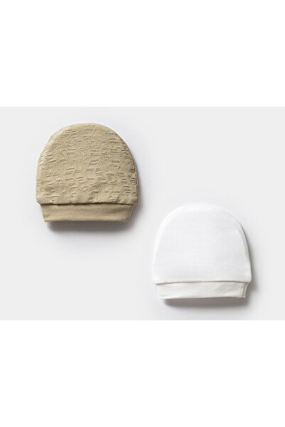 HENGAME قبعة أطفال سادة من Moi Noi Khaki مكونة من قطعتين – إكرو وكاكي (جاكوار...