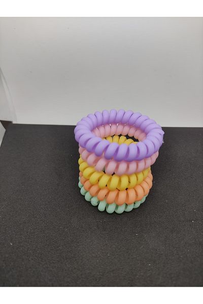 FuryaTedarik Pasta Buckle Pastel Color 5 Pcs