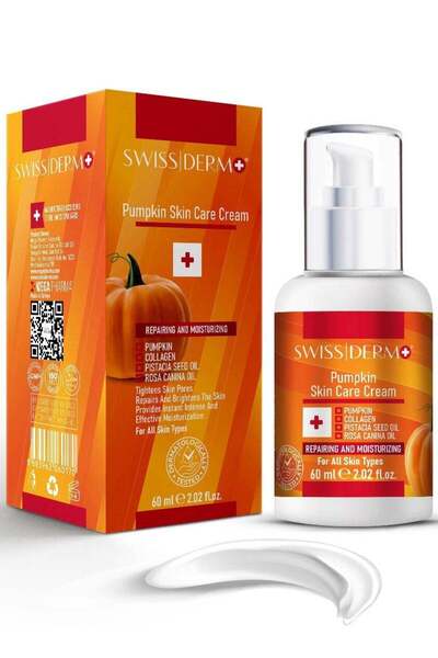 SWISS DERMO كريم سويس ديرمو للعناية بالبشرة بخلاصة اليقطين 60 مل