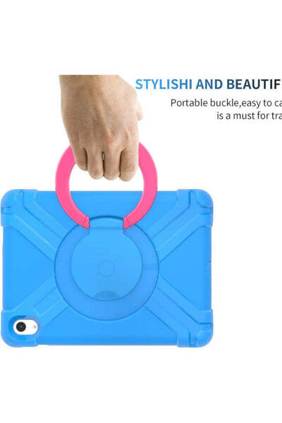 SIGLOO Rugged case with stand, lightweight, shockproof, durable for Apple iPad Air 11/5/4 11", blue