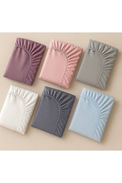 zera collection Double Fitted Sheet Cotton Satin 160X200