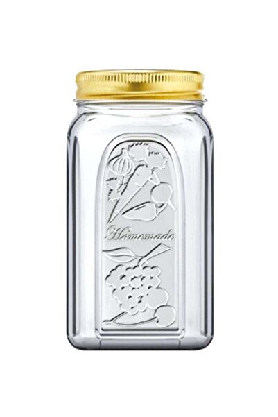 Generic Pasabahce Premium Jar Clear/Gold 1.5Liters