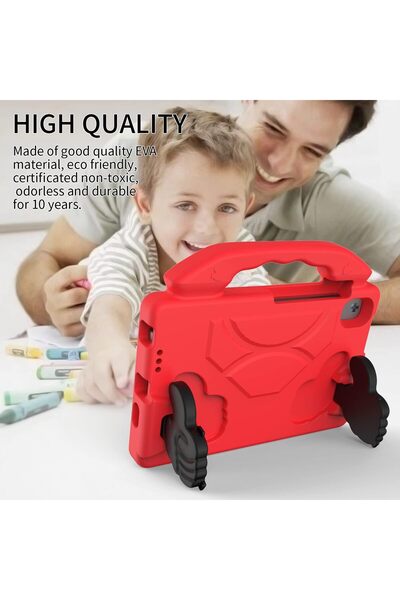 SIGLOO Premium stand case for Samsung Galaxy Tab A7 10.4 inches 360 protection Shockproof Red