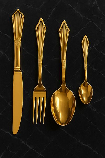 ALMASA Spoon, knife and fork set