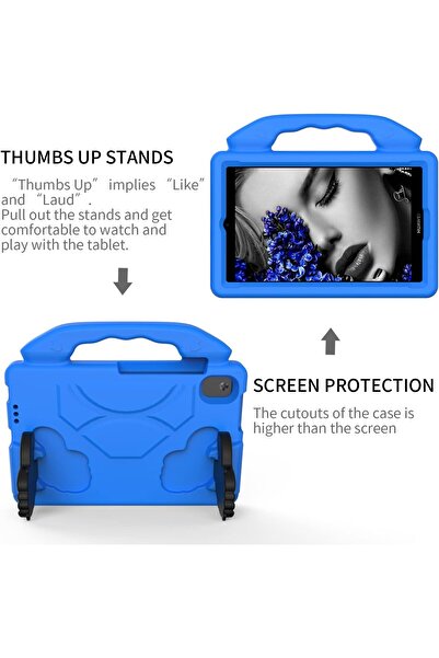SIGLOO Husa stand pentru Samsung Galaxy Tab A8 10.5 inci protectie 360 Shockproof blue