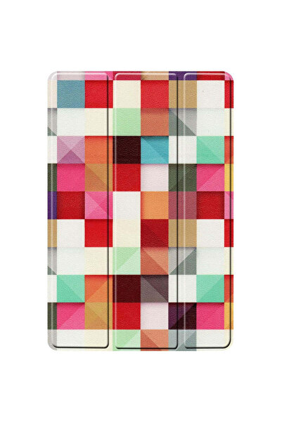 SIGLOO Husa Slim Smart Cover Trifold pentru Lenovo Tab M11 2024 11 inci mosaic