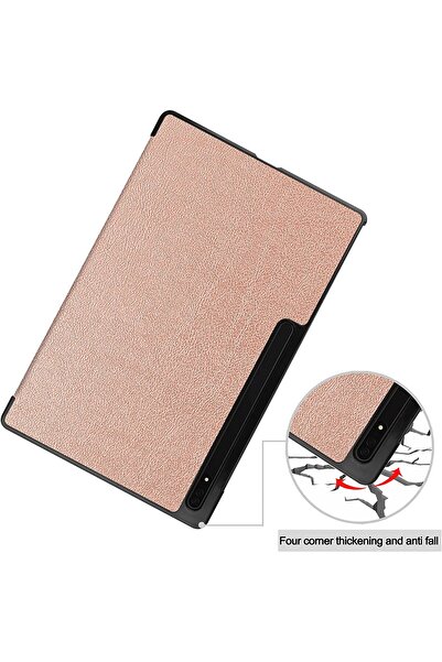 SIGLOO Husa Galaxy Tab S9 Plus FEPlus 12.4 inci UltraSlim stand SmartCover sleep Pink