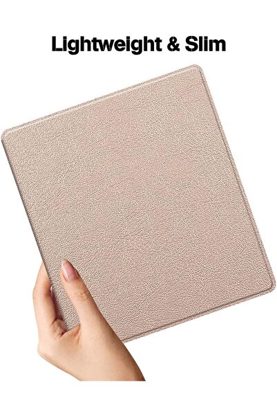 SIGLOO Premium Slim Kindle Scribe 10.2 inch Case PU Leather Pen Holder Auto Sleep Wake Function Gold