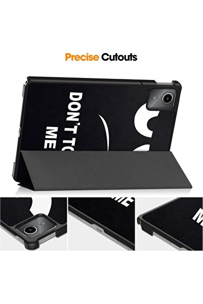 SIGLOO Husa Slim Smart Cover Trifold pentru Lenovo Tab M11 11 inci premium dont touch me