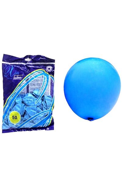 Balloon Set of 50 Party Balloons in Sky Blue Color