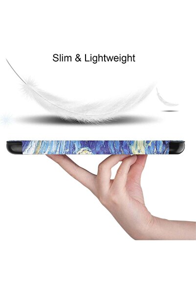 SIGLOO Husa Slim Kindle Paperwhite 2024 12th Gen/Signature Edition, 7", sleep/wake, Abstract