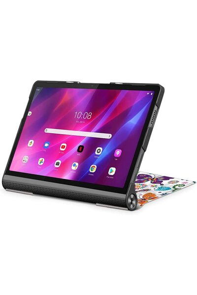 SIGLOO Husa Smart Cover, Sigloo, pentru tableta Lenovo Yoga Tab 13 YT-K606F 13 inch, Model Butterfly