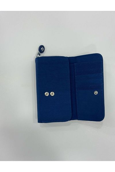 H&D COLLECTİON Women's Zippered Multi-Compartment Card Compartment Wallet Srg