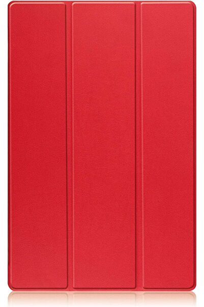 SIGLOO Husa Slim Smart Cover Trifold pentru Samsung Galaxy Tab S10 S9 S8 Ultra 14.6 inci simple red