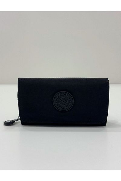 H&D COLLECTİON Women's Zippered Multi-Compartment Card Compartment Wallet Srg