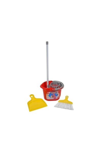 BESTTOYS Little Princess cleaning set with accessories, red,