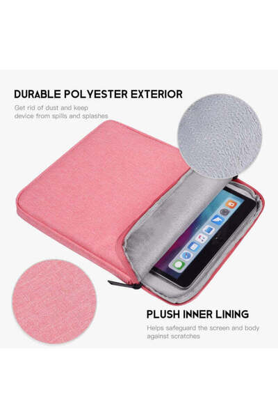 SIGLOO Universal tablet case 7.5-10inch folder type, Waterproof with microfiber interior, Sigloo, Pink