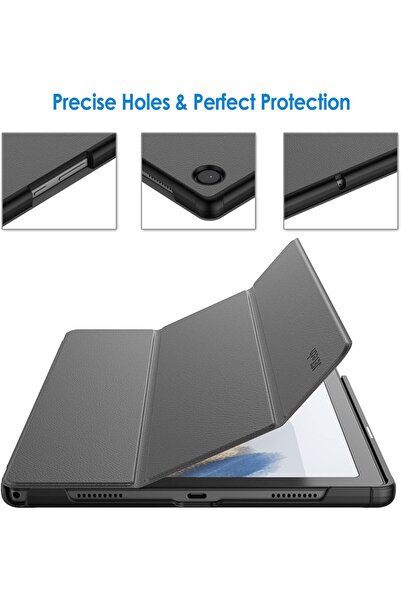 SIGLOO Husa Samsung Galaxy Tab A9+, 11 inch UltraSlim de tip stand, cufunctie sleep/wake-up, Sigloo, Grey