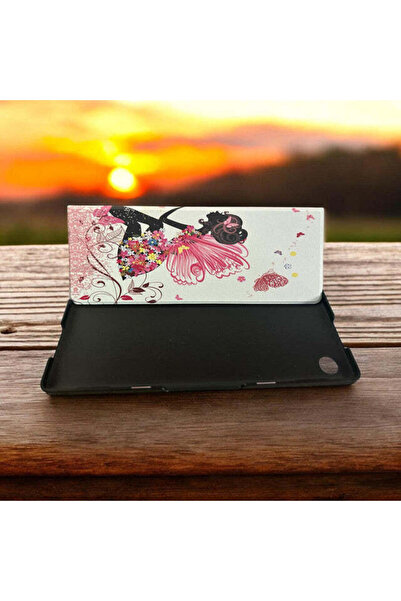 SIGLOO Husa Smart Cover, Sigloo, pentru tableta Lenovo Yoga Tab 11 YT-J706F, 11 inch, 2021, Elf Girl