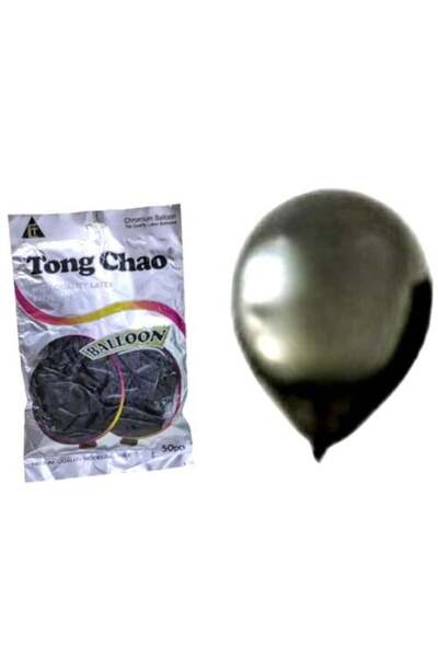 Balloon Set of 50 Helium Balloons for Parties and Events in Black