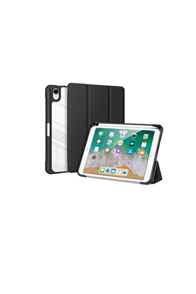 SIGLOO Premium case for iPad Mini 7/6 8.3" synthetic leather, Smart Pen support, PC back, Black